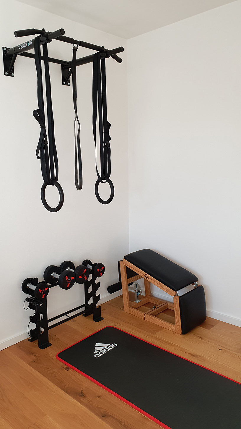 Minimalistisches Homegym